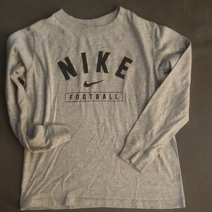 Nike Gray Long Sleeve Kids Tee
